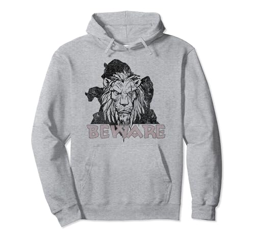 Pull Disney Scar Le Roi Lion Beware pour réveiller la nostalgie des grands méchants
