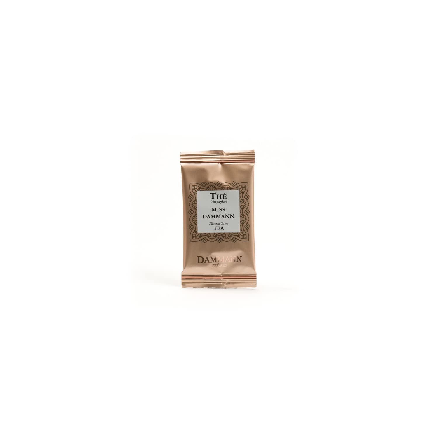 Dammann Frères | Tè Verde Miss Dammann - 24 Bustine (48 Gr) | Aromatizzato con Zenzero, Limetta e Frutto della Passione
