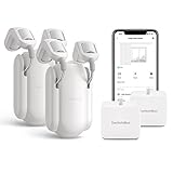 SwitchBot Smart Curtain Rod2.0 Version & Switch Button Pusher 2 Pack, Wireless App Automate Timer Control, Add SwitchBot Hub Mini to Make Them Compatible with Alexa, Google Home, IFTTT White