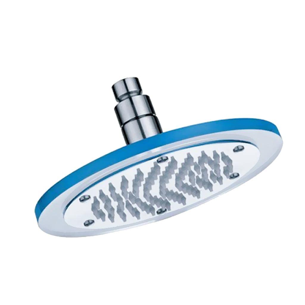 8'' Round Acrylic Rain Shower Head Rainfall Bathroom Top Sprayer 3 LED