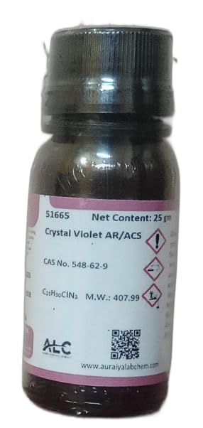 ALC Crystal Violet AR/ACS, CAS No 548-62-9, 25 gm, C.I. 42555, 51665-image-25