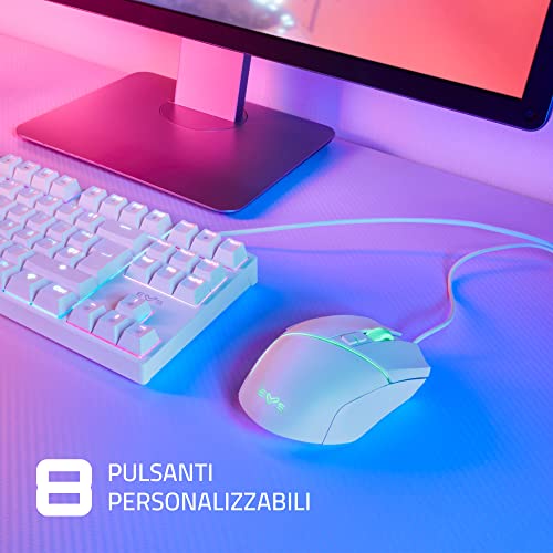 Gaming Mouse ESG M2 Sniper-Ninja mouse PC (6400 dpi, USB, Luci LED RGB, 8 tasti personalizzabili) - Mouse gaming - Immagine 6