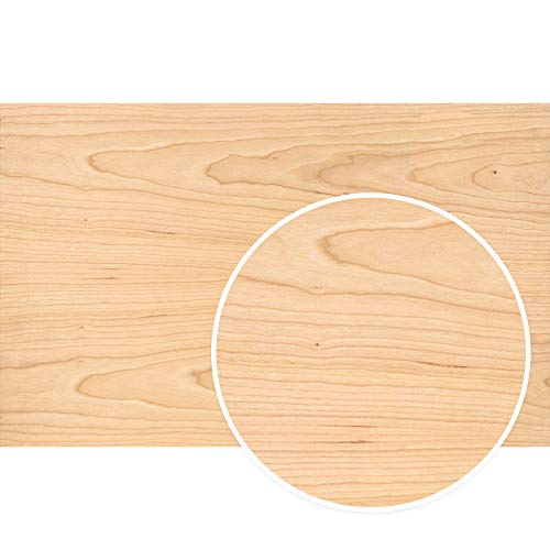 Cherry 6 Sheets | 3Mm 1/8Th Inch, 12”X19” Premium Two Sided With Mdf Core, Glowforge Ready, Unfinished #TOP2