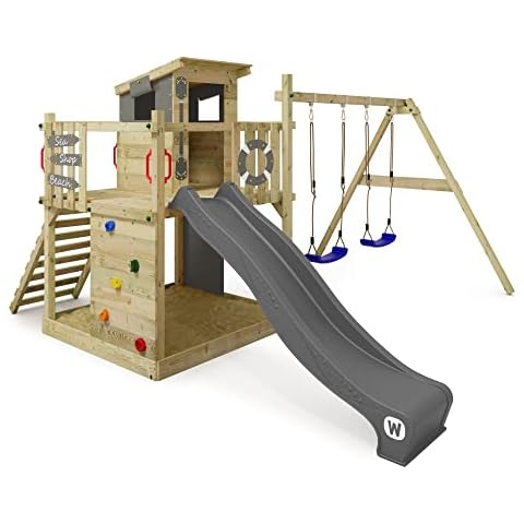 Wickey Smart Camp Wooden Climbing Frame and Swing Set Cover