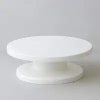 Bailarina Prato Giratório 32cm para Bolos e Tortas Prático e Resistente para Decoradores