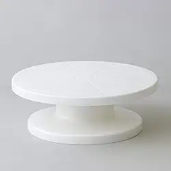 Bailarina Prato Giratório 32cm para Bolos e Tortas Prático e Resistente para Decoradores
