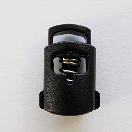 Hank's Surplus Heavy Duty Replacement Bungee Snap Cord Locks (Pack Of 6) (Black) #TOP2
