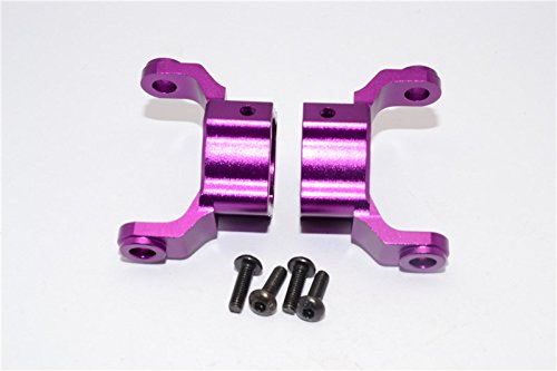 GPM For HPI Crawler King Upgrade Parts Aluminum Front/Rear C-Hub - 1Pr Set Purple