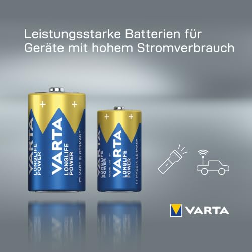 VARTA Batterien D, 4 Stück, Longlife Power, Alkaline Mono-Zelle, 1,5 V – Ansicht 3