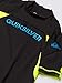 Quiksilver Men's Performer Short Sleeve Surf Tee Rashguard, Black/Safety Yellow, Medium