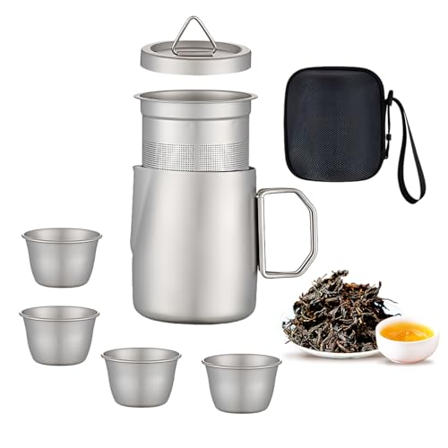 Set de thé compact avec infuseur pour ne plus rater son thé dehors