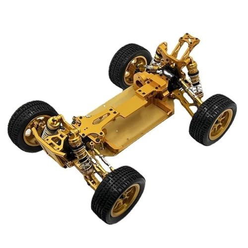 RC�J�[�̕i���� For WLtoys 144010 144001 144002 1/14 RC�J�[�p�[�c�A�N�Z�T���[�A�b�v�O���[�h���^�������t���[��(Yellow)