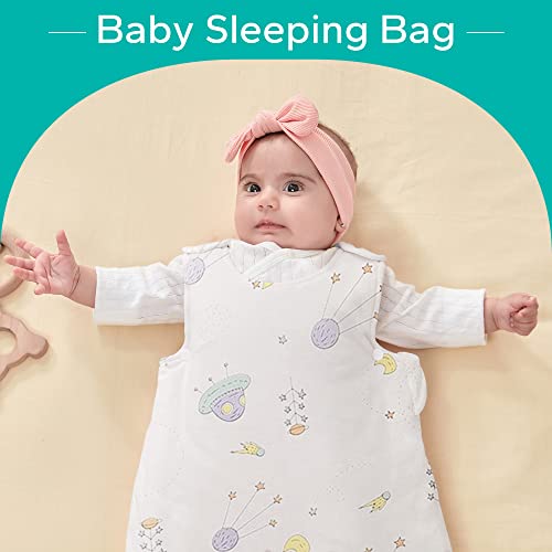 Lilbestie Wearable Blanket Baby, Sieep Sack, Newborn Sleeping Bag,Wearable Blanket 2.5 Tog Cotton Warm Sleeveless For Toddler Newborn Infants #TOP4