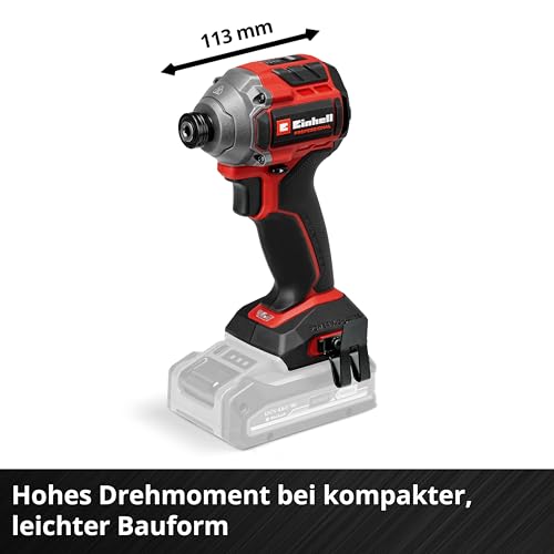 Einhell Professional Akku-Schlagschrauber TP-CI 18/250-C Li BL-Solo Power X-Change (18 V, 250 Nm Drehmoment, Brushless, Innensechskant-Aufnahme, LED-Licht, ohne Akku)