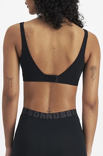 Bonds Women's Anti-chafing Bralette Bra, Chafe Off Bralette, Viscose/Bamboo Moisture-wicking Plunge Bra for Women2
