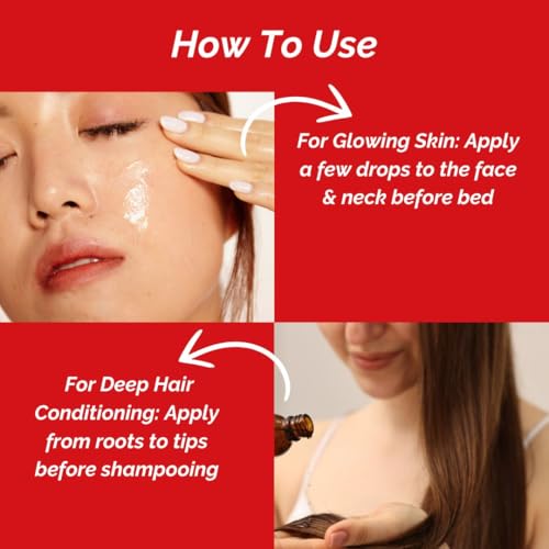 Image of Khadi Rosehip Oil For Skin & Hair 100ml | Pure & Natural Oil for Hair Growth & Nourishing Skincare | Non Sticky, Paraben & Mineral Oil Free | For All Hair Types | Daily Use for Men & Women