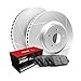 R1 Concepts Rear Brakes and Rotors Kit |Rear Brake Pads| Brake Rotors and Pads| Optimum OEp Brake Pads and Rotors WLUN1-32040