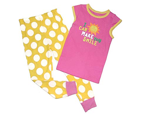Pyjama Sunshine Carter's fille 3T en coton rose et jaune pour la nuit