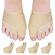 ACWOO Hallux Valgus Socken, 2 Paar Großer Zeh & Fußzehen Entlastung Vorfusspolster- Hammerzeh Korrektur und Schutz, Schiene Zehenkorrektor für Damen Herren (B)