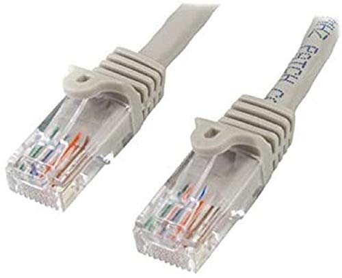 StarTech.com 7m Gray Cat5e Patch Cable with Snagless RJ45 Connectors - Long Ethernet Cable - 7 m Cat 5e UTP Cable (45PAT7MGR)