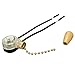2pcs/Lot Wall Light Pull Switch Home Ceiling Fan Lamp Pull Chain Cord Switch Set Replacement Tools 250V