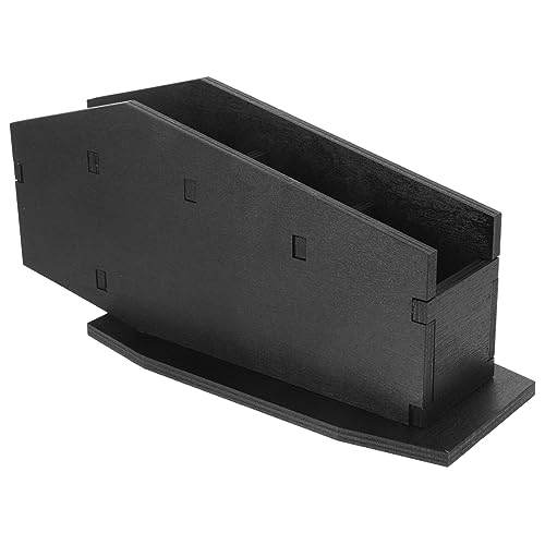Pot à crayons accessoires de bureau gothiques en bois pour offrir