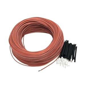 Lcuvimpex Silikonkautschuk Heizkabel 50m 194 Ohm