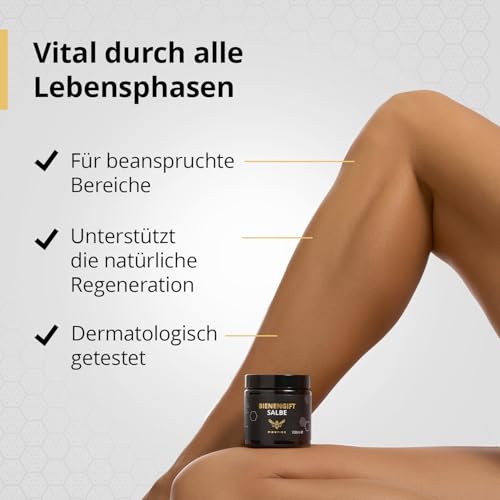 maorika Bienengiftsalbe mit Manukaöl (Kühlend & beruhigend) - Bienengiftcreme hochdosiert mit u.a. Shea Butter, Eukalyptus, Aloe Vera, Rosmarin & Zitronenschalenöl