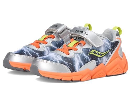 Basket Saucony Flash 3.0 enfant enfiler seul sans lacer à l'école