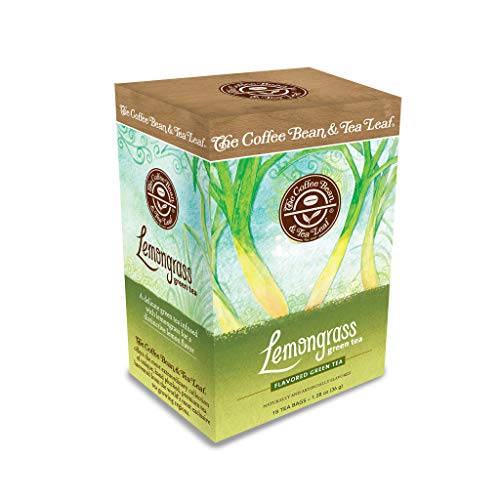 The Coffee Bean & Tea Leaf Lemongrass Green Tea Bags, 18 Count Box