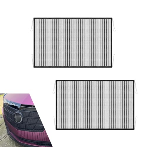 Foelony 2 PCS 31.49" x 41.33" Car Grill Protection Mesh,