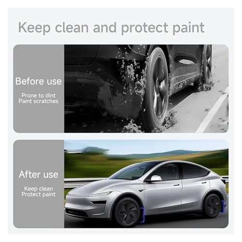 Garde-boue pour Tesla Model Y Juniper évite les impacts de caisse - 2