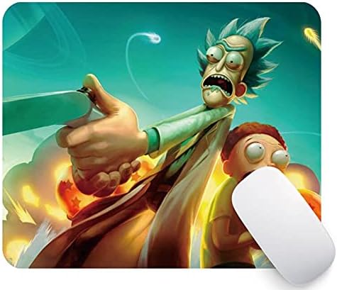 Banatree Rick and Morty Mousepad Non-Slip Rubber Base Mouse Pads for Computers Laptop Office Desk Accessories Mouse pad