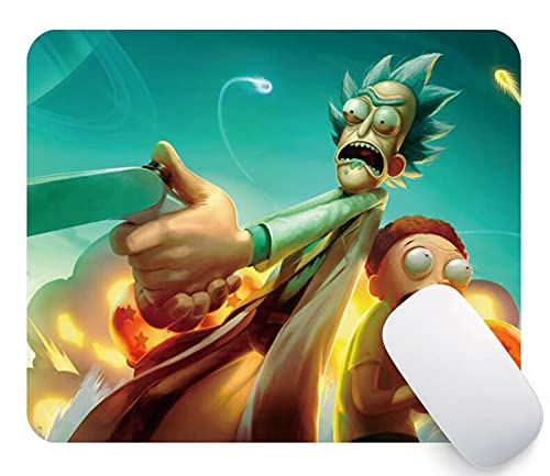 Banatree Rick and Morty Mousepad Non-Slip Rubber Base Mouse Pads for Computers Laptop Office Desk Accessories Mouse pad