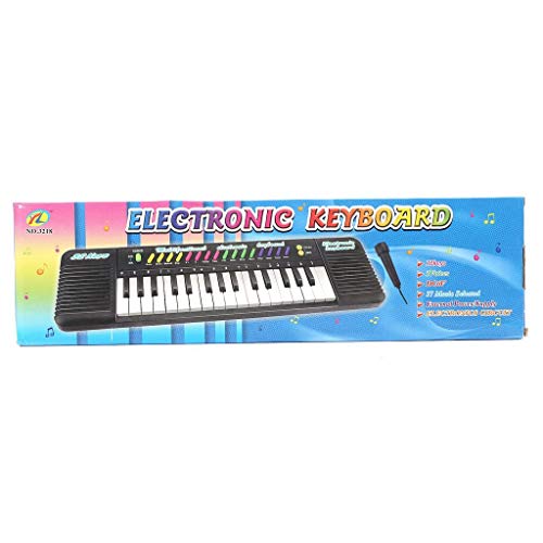 TECLADO INFANTIL PIANO BRINQUEDO MUSICAL COM KARAOKE E MICROFONE PARA CRIANÇAS