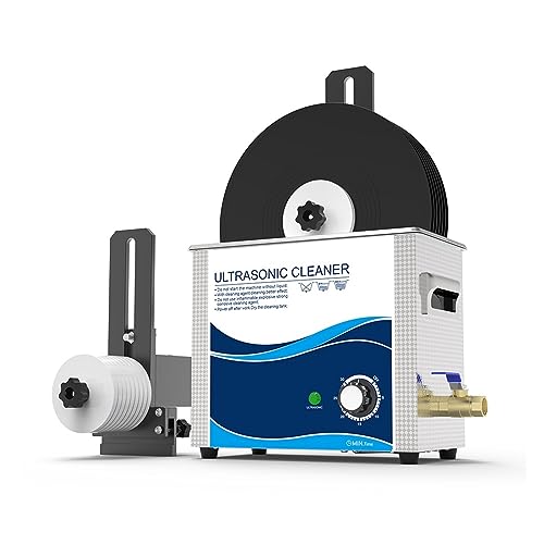 レコード超音波洗浄機 レコード専用 超音波洗浄機】 6Lタンク 最大10枚設置 ＊乾燥