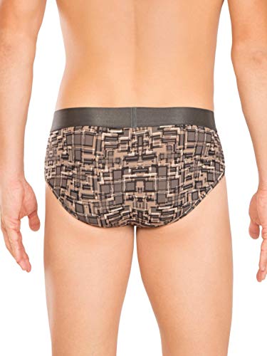 Image of Jockey IC29 Men Tactel Microfiber Elastane Stretch Printed Brief with Moisture Move Properties (Prints May Vary)
