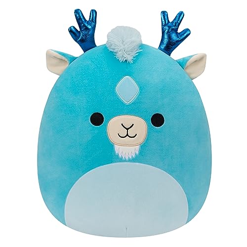 Image of Squishmallows Original 12-Inch Xam Aqua Kirin - Medium-Sized Ultrasoft Official Jazwares Plush