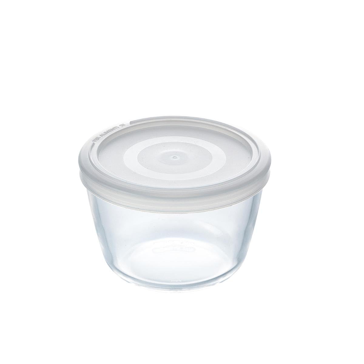B&Q -  Cook&freeze Round Container With Lid12 Cm-0.6 LExtra Resistant Borosilicate GlassOven Safe 0.6 Liters