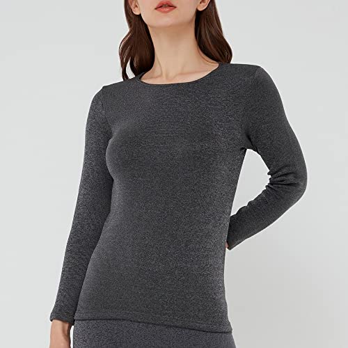 グンゼ インナーシャツ 裏起毛 厚手 あったかインナー 伸びる 長袖インナー ホットマジック 寒さ知らず MH5646R/MH5646K レディース の商品画像 1