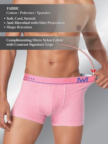 Image of Macroman M-Series MW Signature Collection By Rohit Bal Premium Cotton Polyester Spandex Mens Trunks