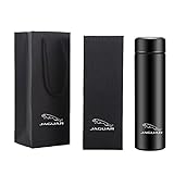 YCFZNB High-End-Wasserflasche für Autos, Isolierflasche Edelstahl mit Safe Flow Lid, 10 h heiss / 20 h kalt, spülmaschinenfest, BPA-frei. Für Jaguar I-Pace S-Type S-Type X-Type.