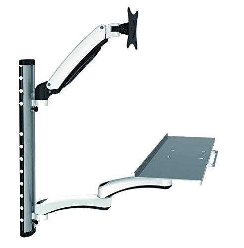 HFTEK® FY02CWS Workfit Monitor stacja robocza Wsparcie do montażu na ścianie 30 cm – 60 cm z VESA 75/100 (FY02CWS)