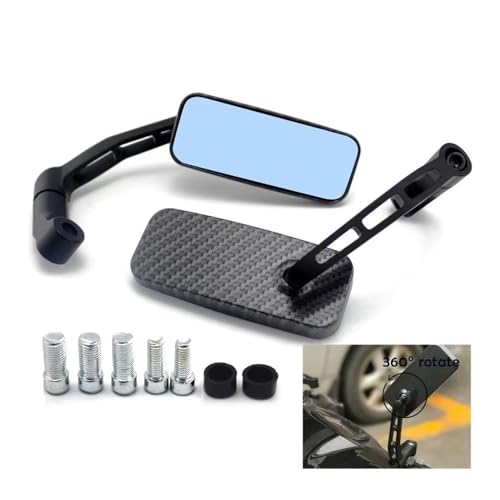 Espejo retrovisor de motocicleta antideslumbrante rectangular para eliminar reflejos 2
