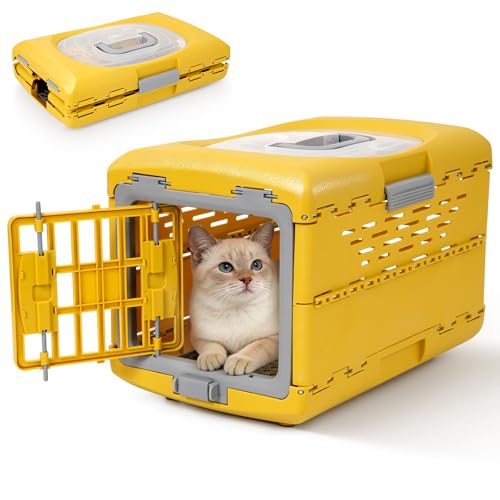 Collapsible Hard-Sided Cat Carrier