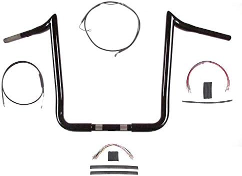 Hill Country Customs 1 1/4" Gloss Black 16" PrimeApe Handlebar Kit 2008-2013 Harley Electra Street Glide w/ABS BC-404407-GB-ESG08-ABS-BC