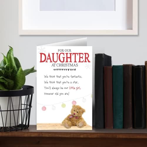 Daughter Christmas Card, Cute Daughter Christmas Card, Christmas Card Daughter, Daughter Christmas Cards for Her, Daughter Christmas Cards, Christmas Card, Christmas Cards
