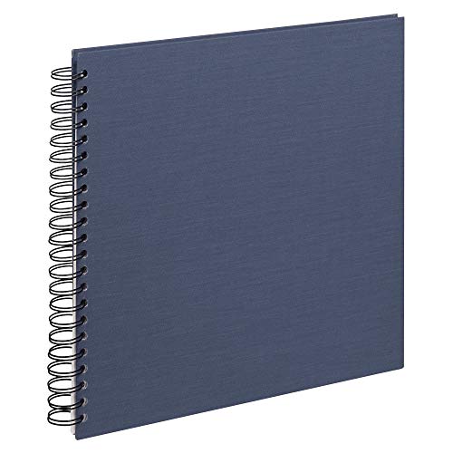 walther Design Photo Album Dark Blue 30 x 30 cm Linen, 6SL3030C20M