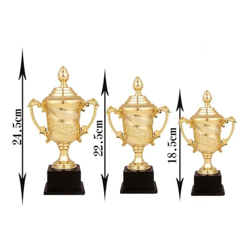 TWTCZOZ Award Trophy Coupe Décoration Élégante Socle Personnalisable Adapté Aux Enfants Cérémonies Compétitions Remises de Pr, 18,5 cm – vue 3