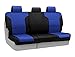 Coverking Custom Fit Rear 60/40 Bench Seat Cover for Select Dodge Ram 1500 Models - Neosupreme (Blue with Black Sides)